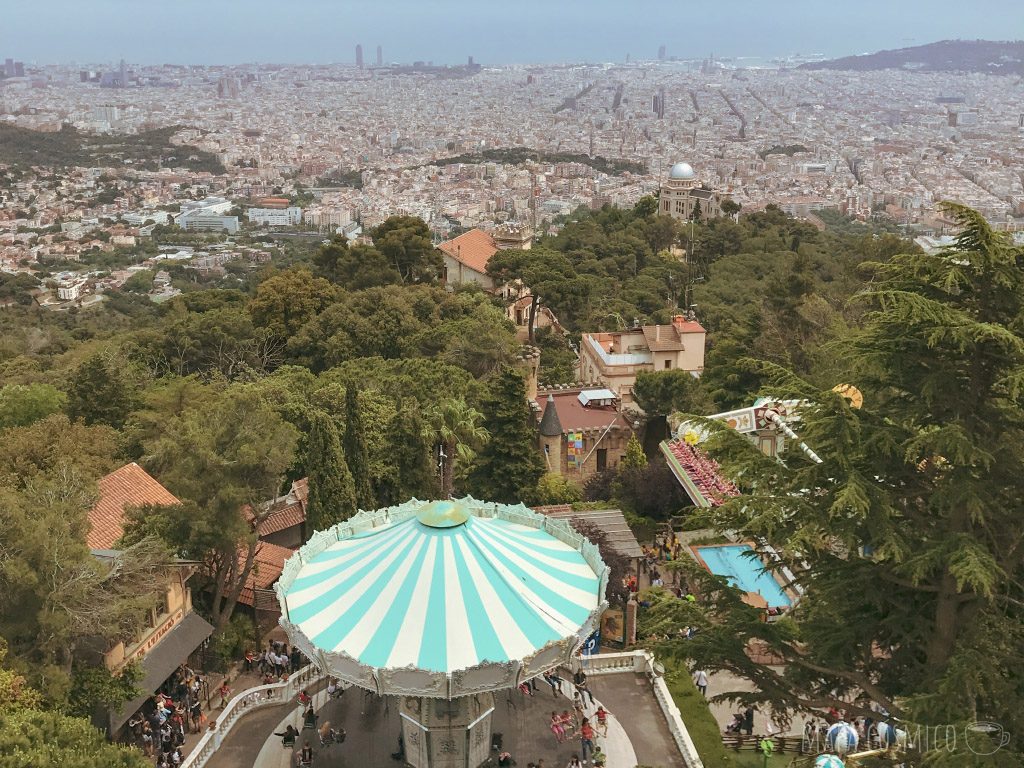 Barcelona vista desde el Tibidabo