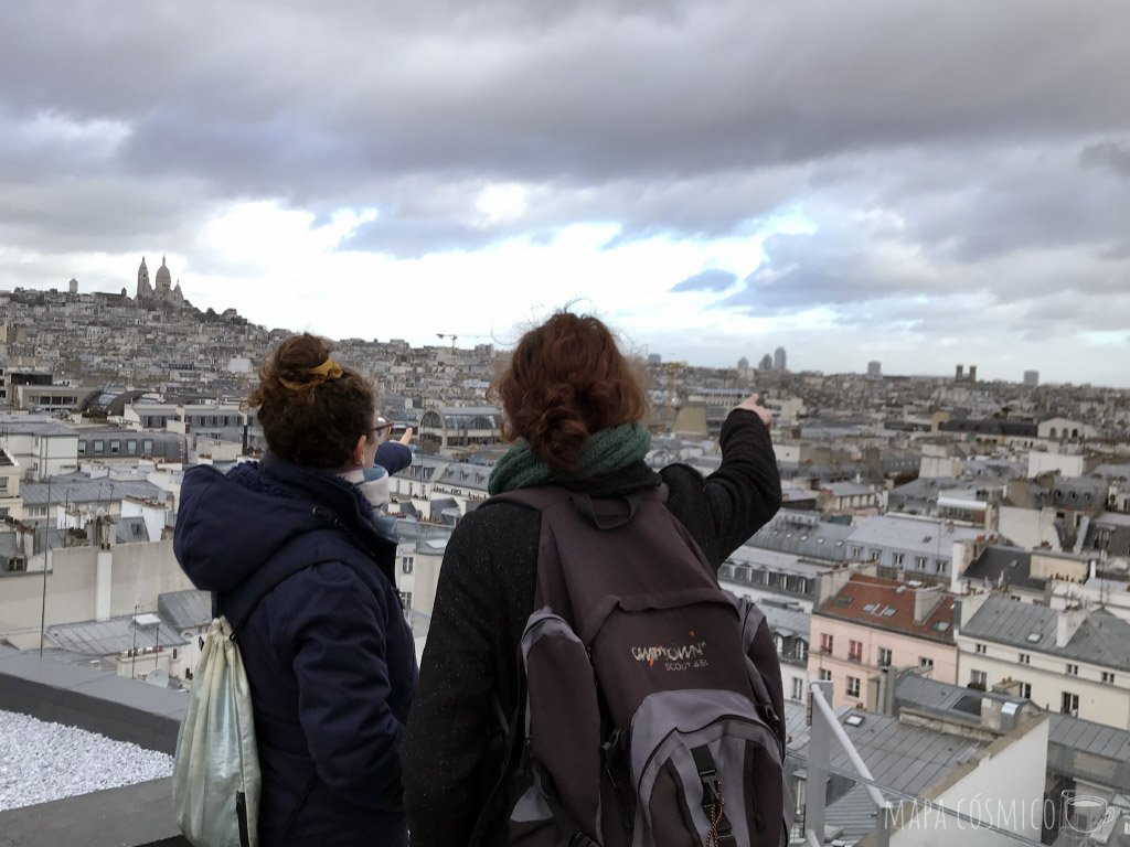 París, lujo e historias secretas: terraza de Galerias Lafayette