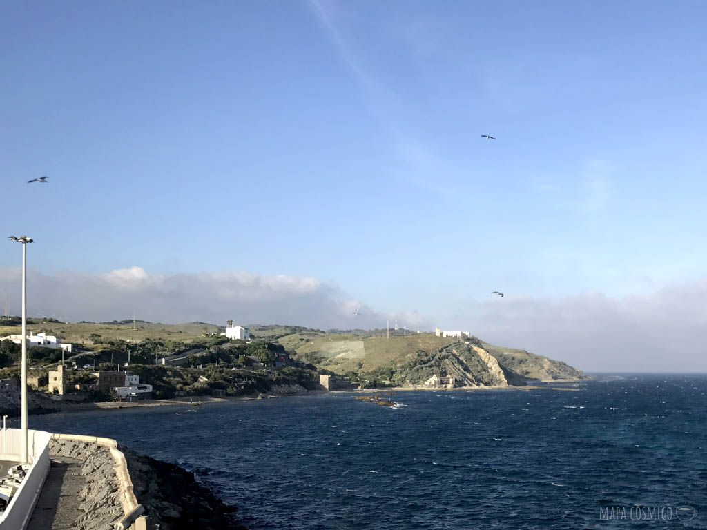 Estrecho de Gibraltar desde el puerto de Tarifa