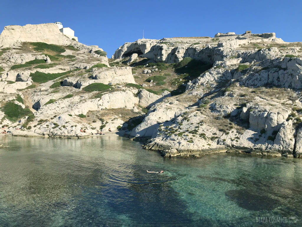 Calanque en Isla Frioul Marsella